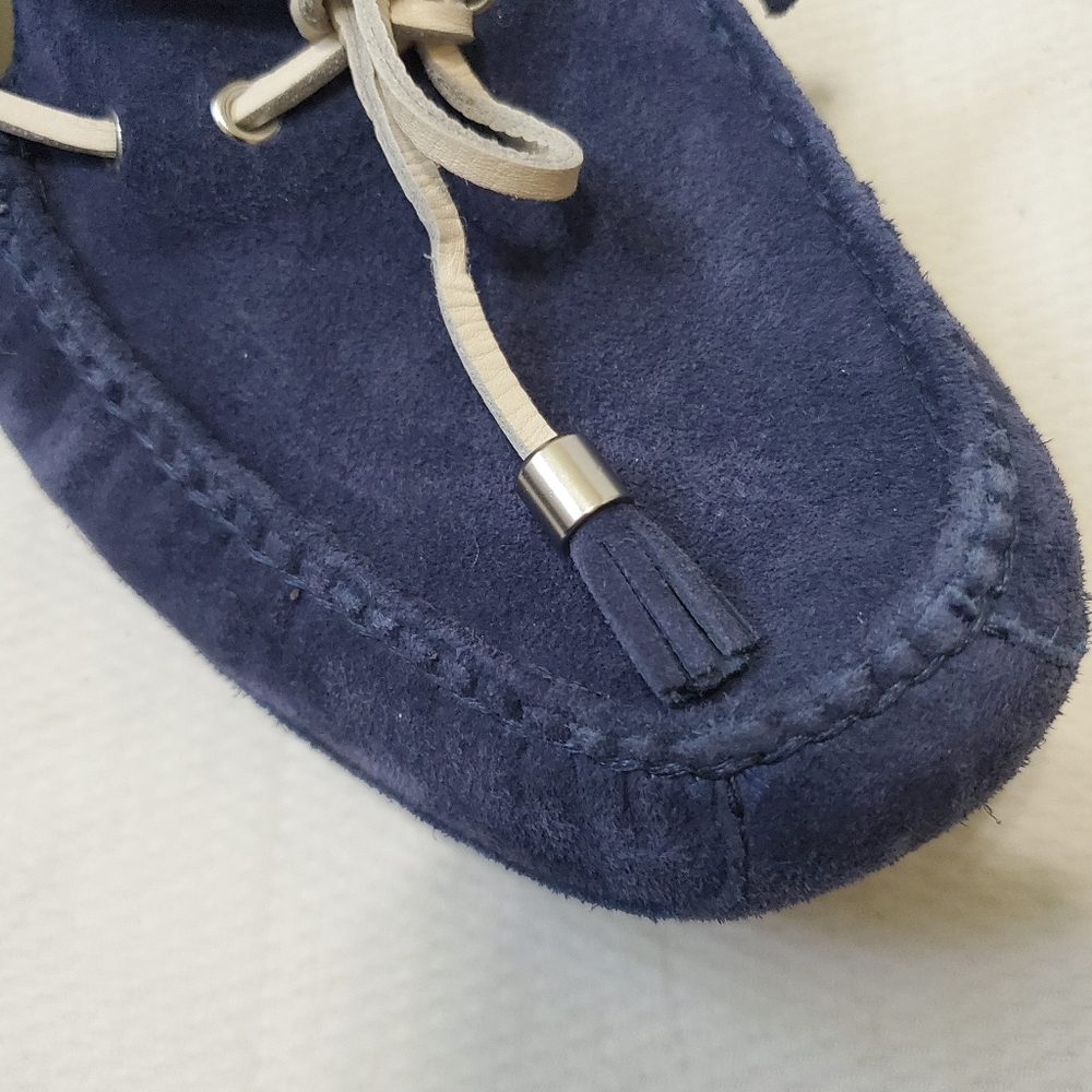 Cole Haan Cobalt Blue Suede Moccasin Driving Loafers Mens 11 - Picture 3 of 11